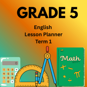 Grade 5 English Lesson Plan Term 1